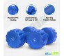 Body Maxx (5 Kg. X 2 = 10 Kg) PVC Dumbbells Weights, Exercise and Fitness Training Equipment for Home and Gym.